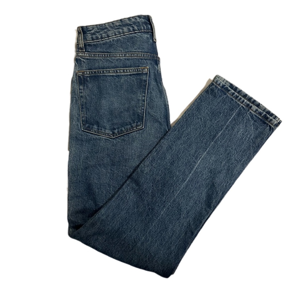 NWT/Reformation Liza Ultra High Rise Straight Cropped Jeans/Size: 29 - Picture 3 of 16